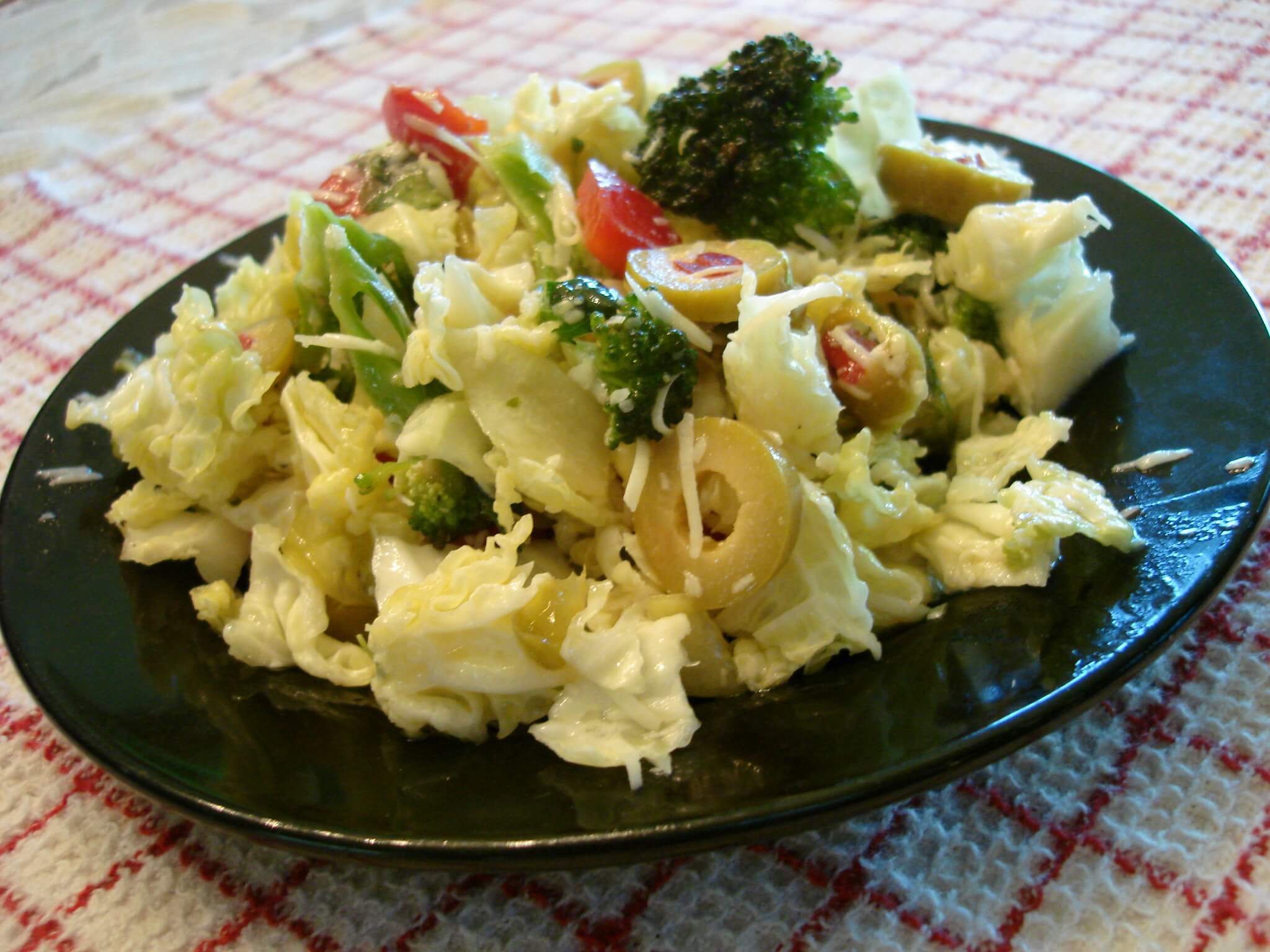 Lunch salad with KC's Vinaigrette